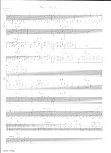 Vera Cruz_コード譜