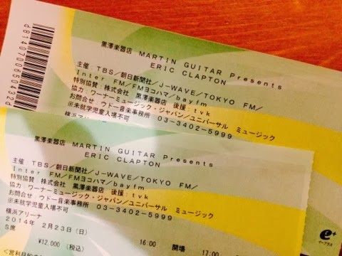 エリッククラプトン＠横浜アリーナ 2014